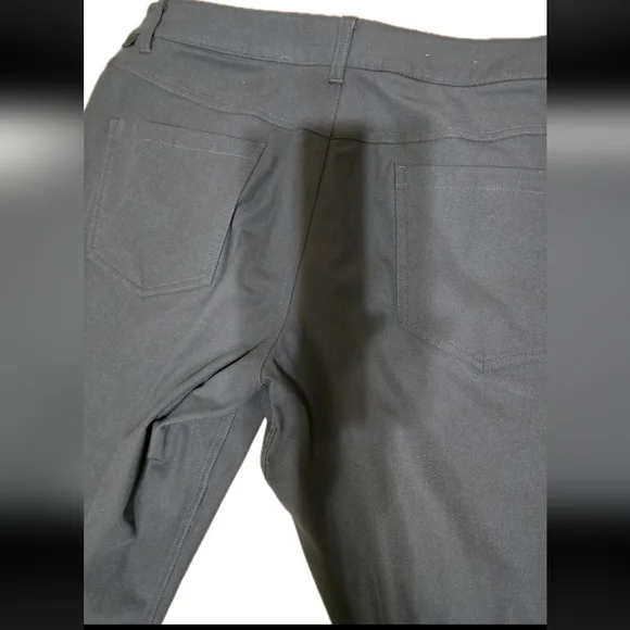 Lululemon Men’s ABC Pants Size 34"L Warpstreme LM5426S Black Stretch Athleisure - Picture 8 of 13